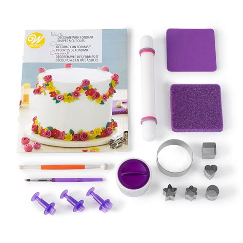 Buy Wilton How To Decorate With Fondant Shapes And Cut Outs Kit