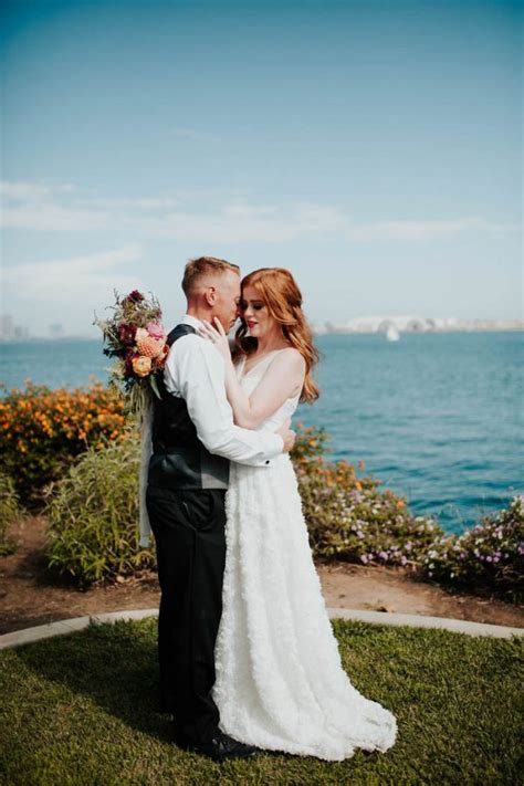 Colorful Waterfront San Diego Elopement Junebug Weddings