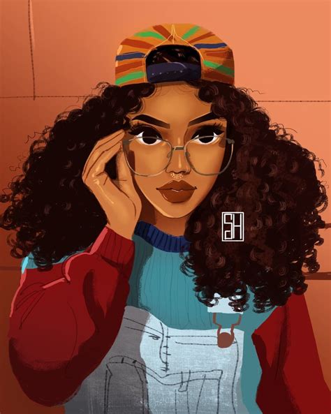 20+ Fantastic Ideas Cute Black Girl Drawings With Glasses - Karon C. Shade