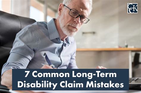 7 Common Long Term Disability Claim Mistakes Cck Law