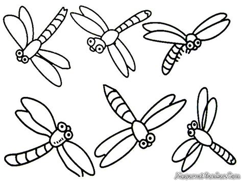 70 geometric coloring pages to print and customize dragonfly. Mewarnai Gambar Capung | Mewarnai Gambar