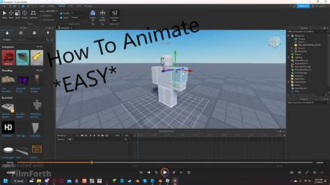 How To Animate In Roblox Studio 2023 Youtube