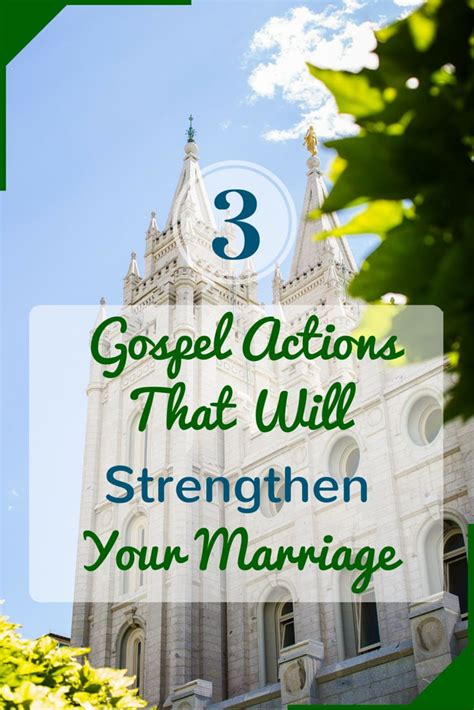 We did not find results for: 3 LDS Gospel Actions that will strengthen your marriage. A ...