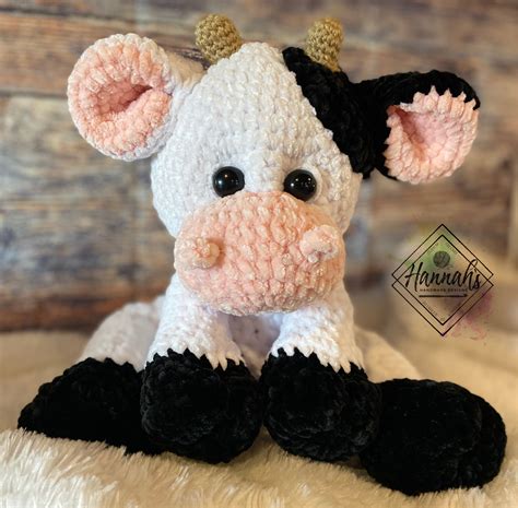 Baby Cow Crochet Pdf Pattern Only Crochet Baby Cow Handmade Etsy