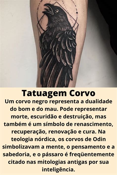 Tatuagem Corvo Significado Raven Tattoo Tatuagem De Corvo Corvo