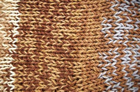 Knitting Gradients With Self Striping Yarn