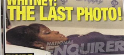 Whitney Houston In Her Coffin Picture