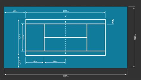 You can scale down in proportion as you're more likely to use it for leisure rather than. tennis-court-dimensions.jpg (920×525) | Sports | Pinterest ...