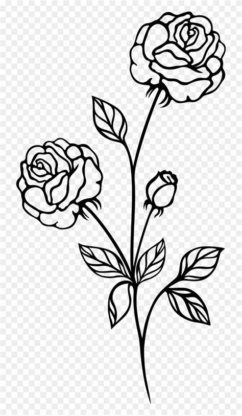 Simple black and white drawings. Medium Size Of How To Draw A Simple Rose Tattoo Drawing ...