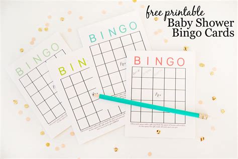 Printable 40 Free Printable Baby Shower Bingo Cards Printable Templates