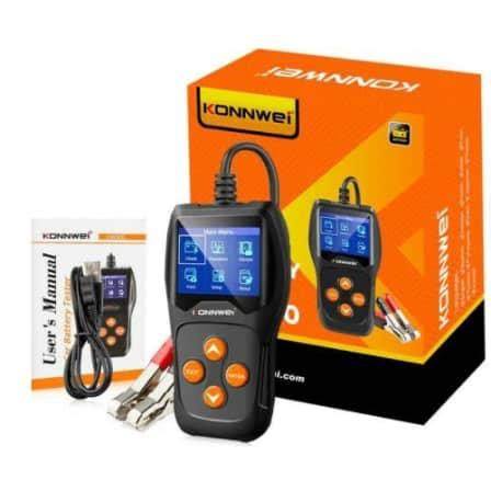 Once the battery is fully charged, it can be tested to determine whether it is good or bad. Car battery tester - konnwei battery tester - konnwei ...