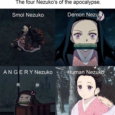 Nezuko Four Horsemen Of The Apocalypse Know Your Meme