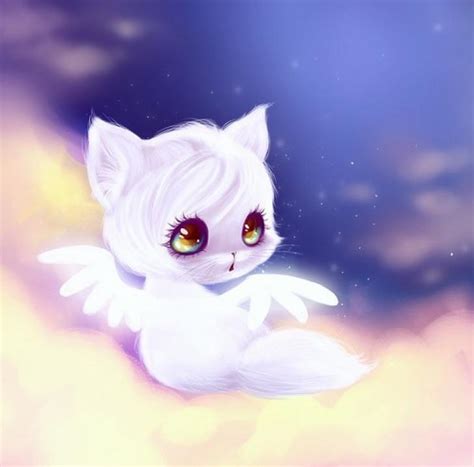 Anime Angel Cat Chrome Theme Themebeta