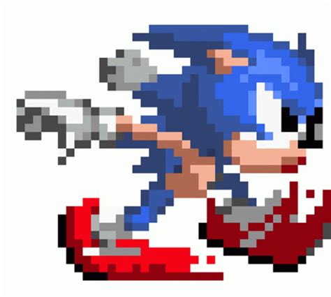 Sonic Running Sticker Sonic Running Discover Share Gifs Sonic The