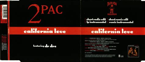 Promo Import Retail Cd Singles And Albums 2pac California Love