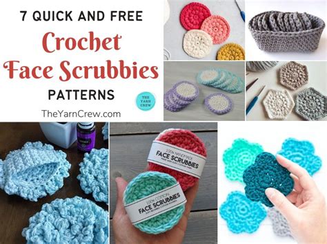 Quick And Free Crochet Face Scrubbie Patterns The Yarn Crew