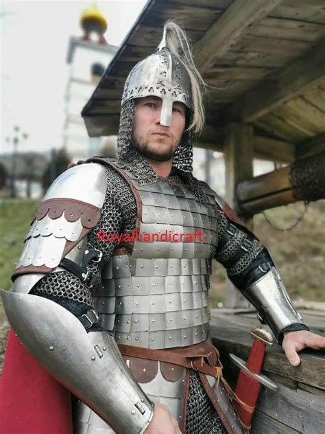 Medieval Armor Lamellar Armor Larp Sca With Shoulder 18 Gauge Steel