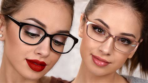 Makeup For Glasses 3 Easy Everyday Makeup Looks Youtube