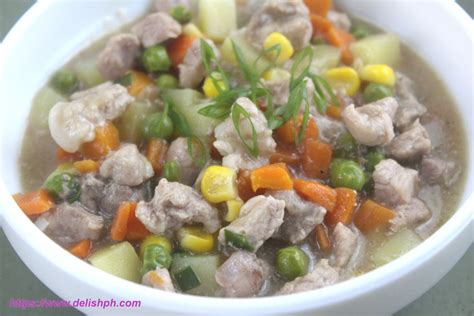 Cook 8 to 10 minutes, stirring occasionally, until browned. Simple Pork Stew - Delish PH