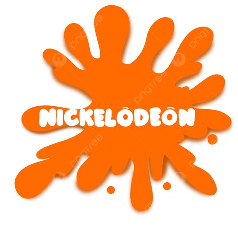 Nickelodeon Logo With Oil Splash Background Nickelodeon Text