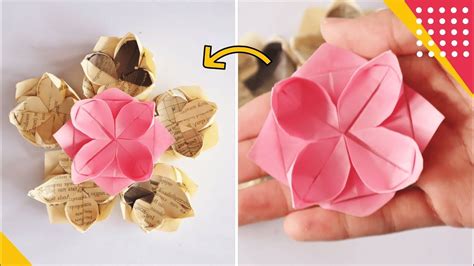 Cara Membuat Bunga Dari Origami Yg Mudah