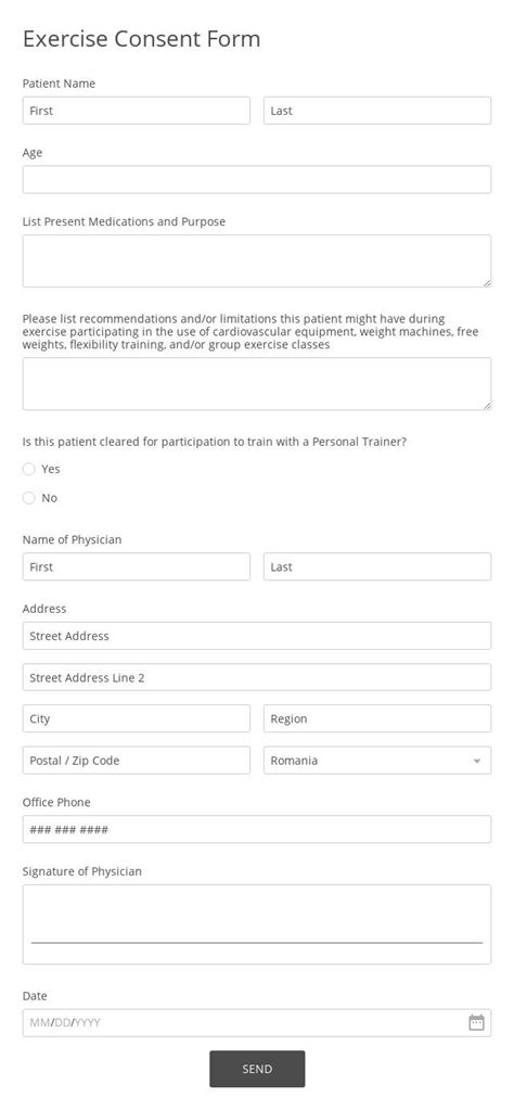 Consent Forms Online And Free Templates 123 Form Builder