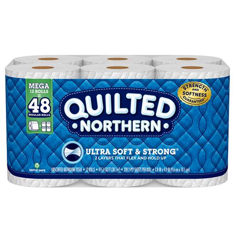 Quilted Northern Ultra Soft And Strong Toilet Paper 12 Mega Rolls 48