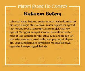 Materi Stand Up Comedy Tentang Setan - YEDEPE.COM