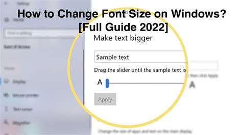 Win How To Change Font Size Change Font And Font Size In Windows My