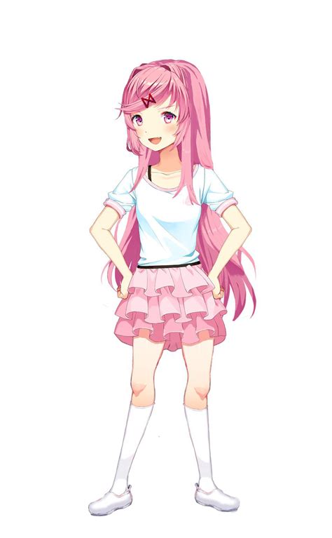 Idk If This Has Been Done Before But Casual Natsuki With Long And Legs