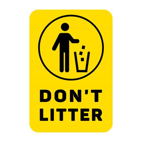 royalty free dont litter clip art vector images and illustrations istock