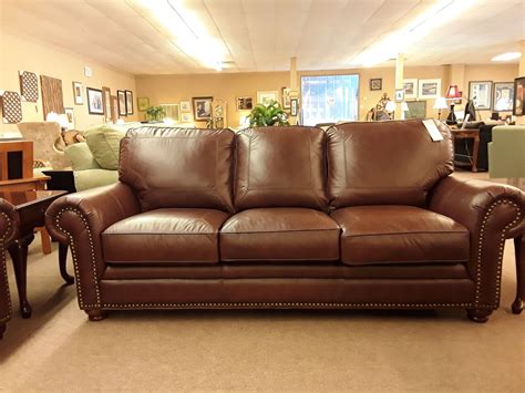 Linden Street Leather Sofa Delmarva Furniture Consignment