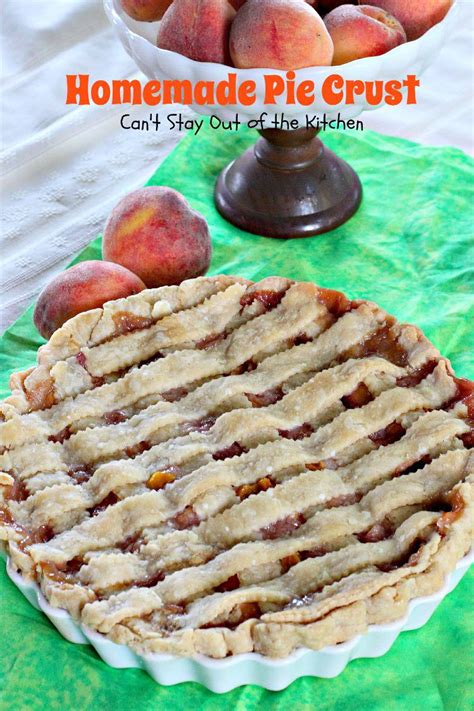 This is one of those recipes! Homemade Pie Crust - Can't Stay Out of the Kitchen