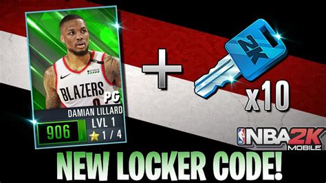 As long as the game server remains online, some locker codes' validity period will expire, while other locker codes can be redeemed. NEW Damian Locker Code! | NBA 2k Mobile - YouTube