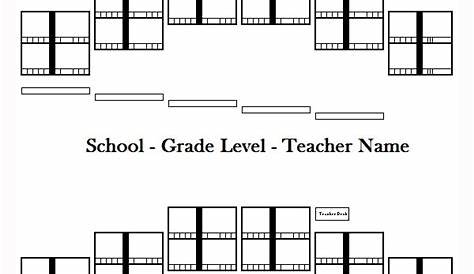 blank seating chart printable