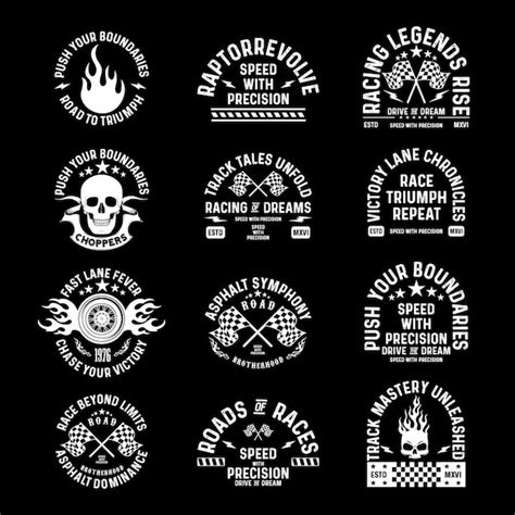 Premium Vector Motorcycle Racing Badges Club Emblems Tshirt Design