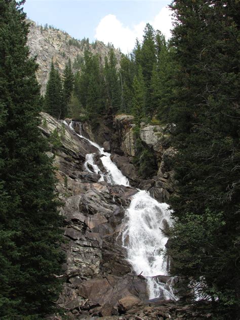 Oc Lake Jennys Beautiful Hidden Falls Grand Teton National Park Wy