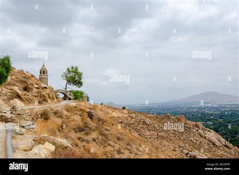 Mount Rubidoux Overlooking Riverside California Stock Photo Alamy