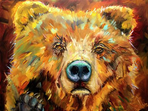 Bear In The Window Painting By Diane Whitehead Fine Art America