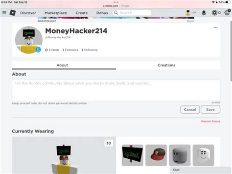Rare 2011 Roblox Account With Verified Sign “moneyhacker214” 800