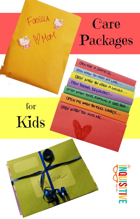 Send Your Love With Diy Care Packages For Kids The Inquisitive Mom
