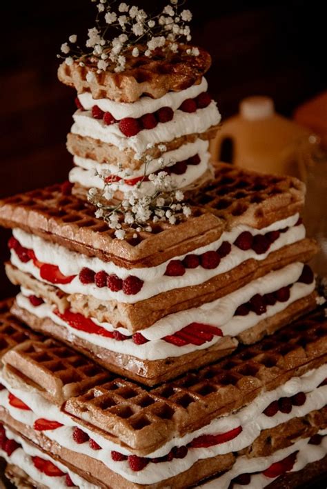 Waffle Wedding Cake Taunimarieh On Instagram Wedding Desserts Cake