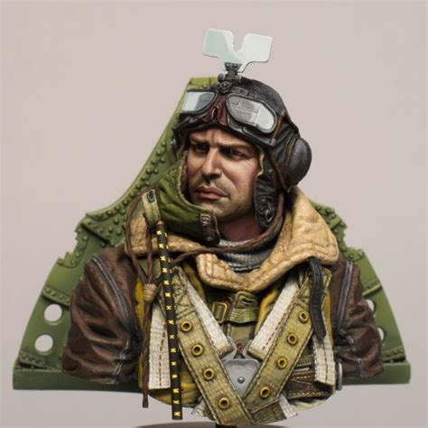 Raf Spitfire Pilot By Pstockley · Puttyandpaint In 2021 Pilot Painting