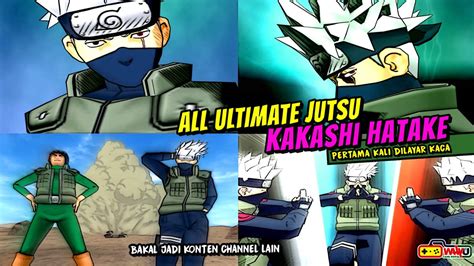 All Ultimate Jutsu Kakashi Hatake Di Game Naruto Shippuden Ultimate Ninja Ps2 Youtube