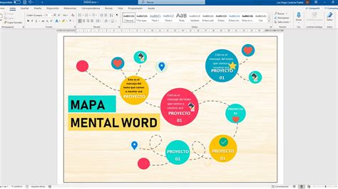 Plantilla De Mapa Conceptual Editable En Word Plantillas De Mapas Images