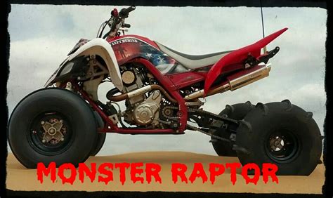 Yamaha Raptor 700 700r Dual Exhaust Monster Quad Atv Products