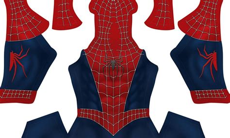 Free Raimis Spider Man V2 Pattern Dark Blue Traje Del Hombre Araña Disfraz Spiderman