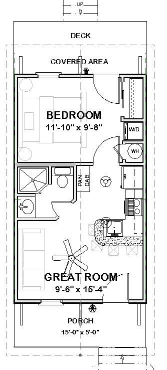 Great Style 45 One Bedroom Guest House Floor Plans