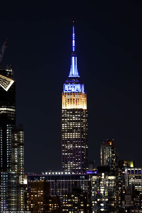 Landmarks Across The World Light Up In Blue And Yellow Again In