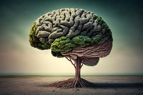 The Human Brain Is Like A Growing Tree Stock Photo Image Of